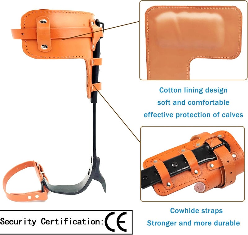 timiland Tree Climbing Spikes Set,Tree Climbing Gear，Rock Climbing Kit with Professional Accessories,Adjustable Length Design,Alloy Steel Pole,Hunting and Observation, for Climb,Fruit Picking - Image 4